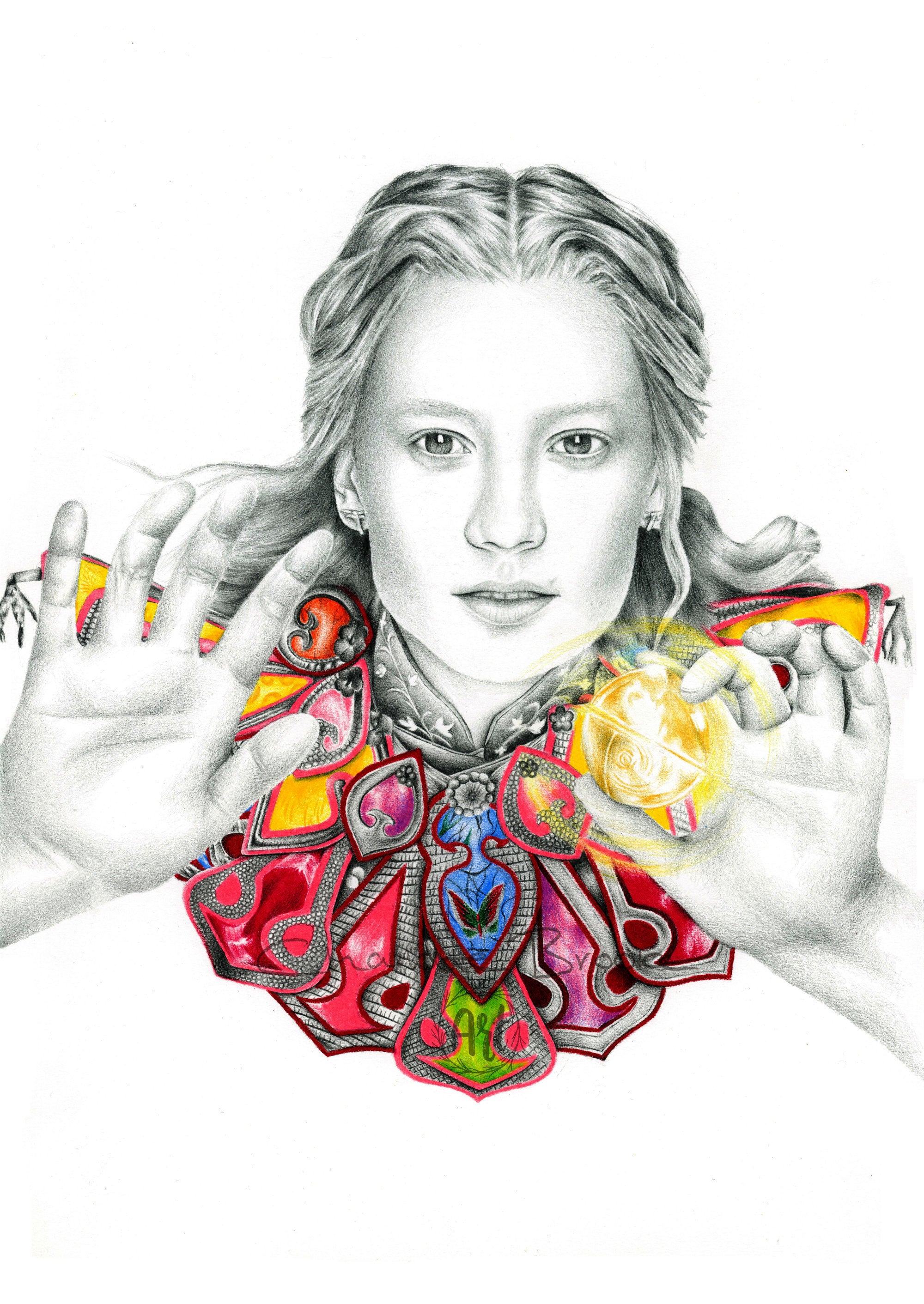 2000x2823 alice alice in wonderland pencil portrait drawing print etsy