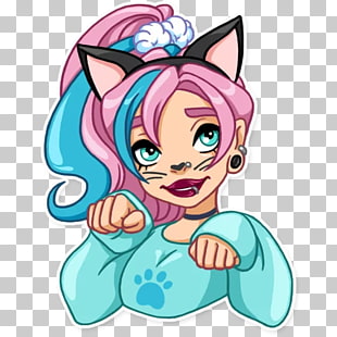 310x310 Sticker Telegram Illustration Portable Network Graphics, Girl