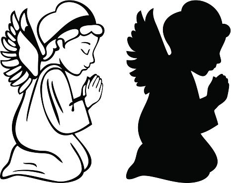 465x369 Praying Angel Vector Diy Ideas Angel