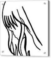 163x186 Manga Girl Profile Drawing