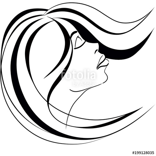 500x500 Profile Of A Young Afro American Woman Stock Photo And Royalty