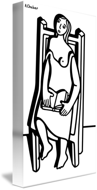 332x650 Girl Reading A Book