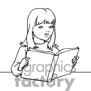 300x300 Read A Book Clipart Black And White Collection