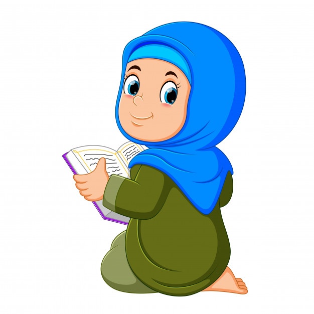 626x626 Muslim Boy And Girl Reading Books Vector Free Download
