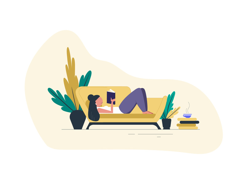 800x600 Reading Girl