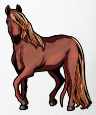 190x228 Morgan Horse Horseriding Pony Present Girl Woman Women's Polo