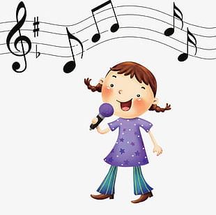 310x308 cartoon girl singing png images, cartoon girl singing clipart free