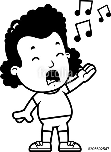 366x500 Cartoon Girl Singing Stock Image And Royalty Free Vector