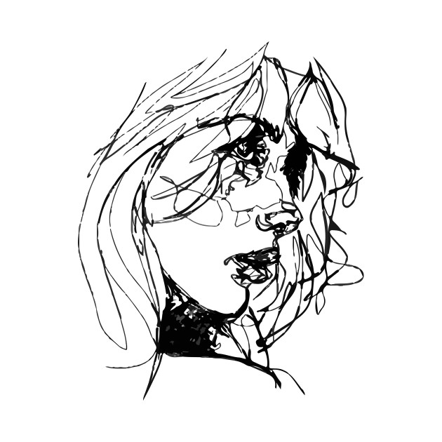 630x630 Aesthetic Girl Sketch Draw