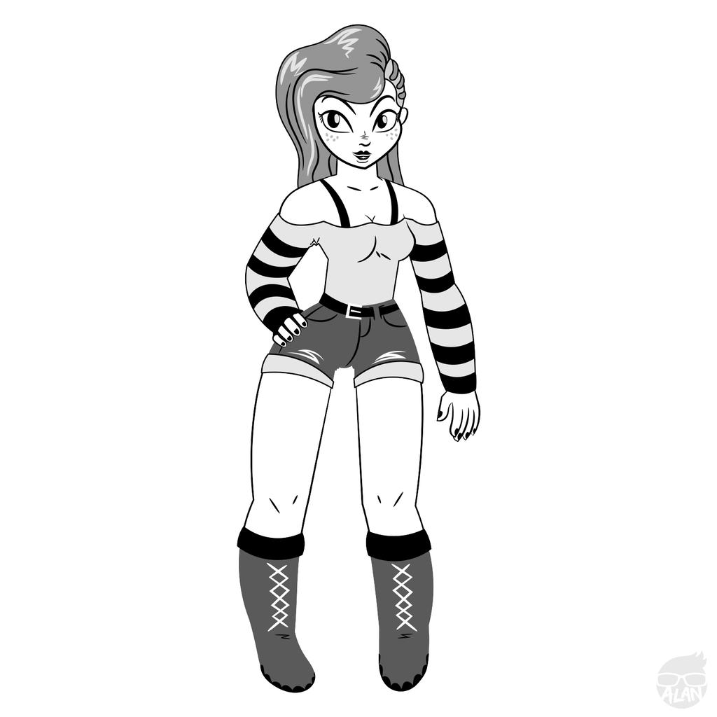 1024x1024 Cute Bad Girl