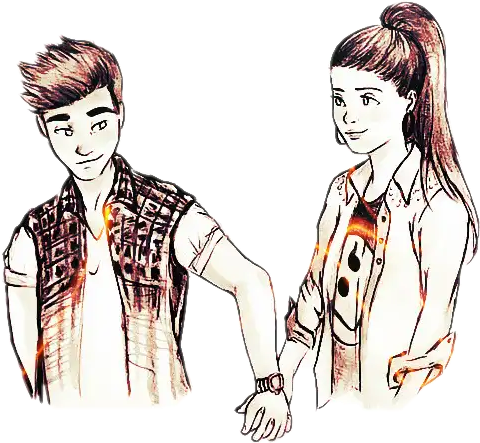 480x443 Double Drawing Pretty Girl Transparent Png Clipart Free Download