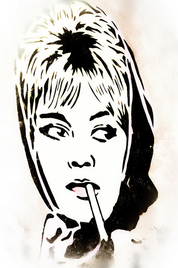 597x900 Smoking Girl Photograph