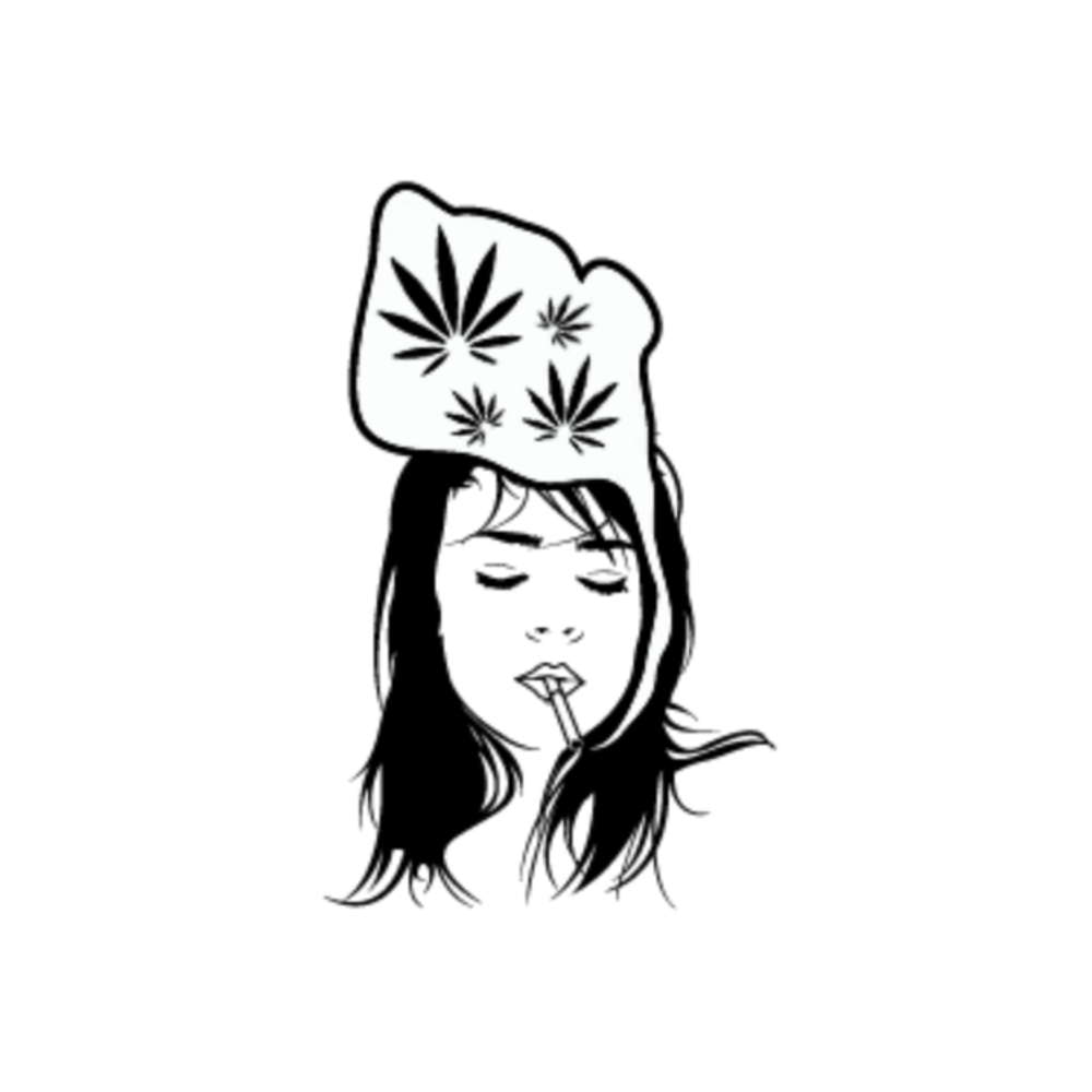 1000x1000 Girl Female Face Smoking Fourt