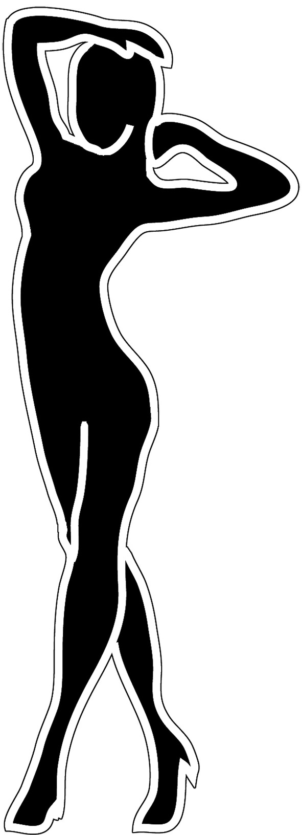 591x1632 Female Silhouette