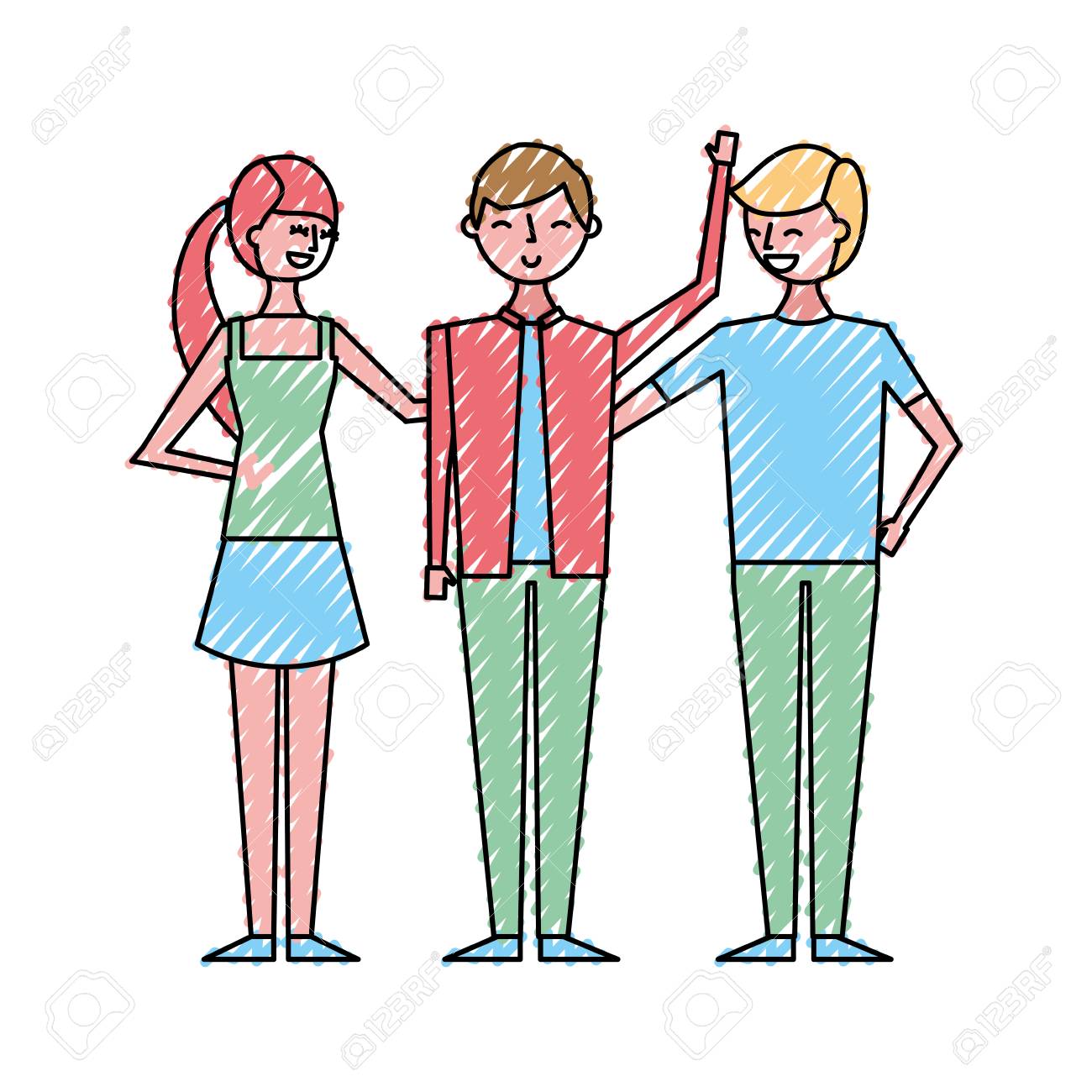 1300x1300 Huge Collection Of 'boy And Girl Cartoon Drawing' Download More