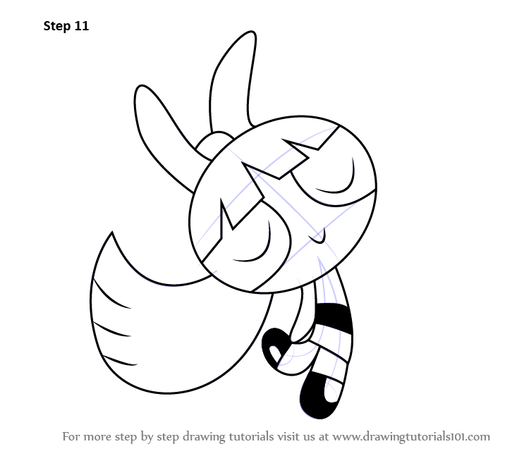 743x647 Learn How To Draw Blossom From The Powerpuff Girls