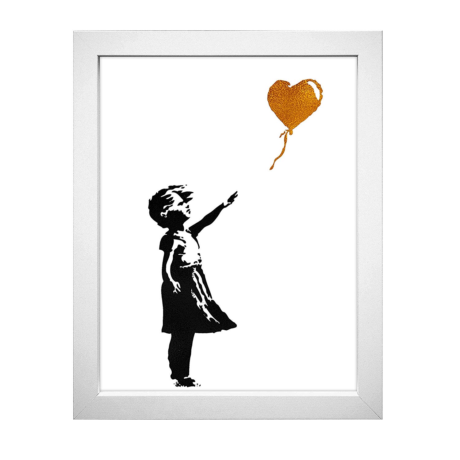 1500x1500 Inspirational Home Wall Art Decor Balloon Girl Mural