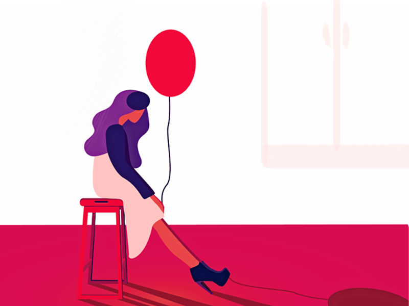 800x600 Girl With Balloon