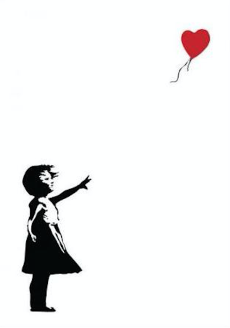 455x650 Banksy's Girl With A Balloon