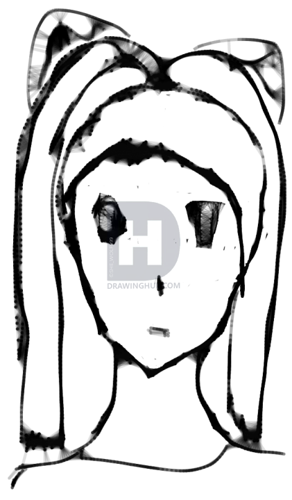 421x720 How To Draw A Cute Cat Girl, Step