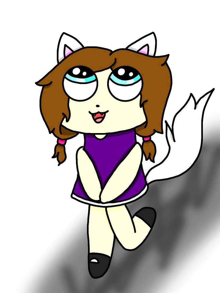 768x1024 power puff stile i decited to draw a cat girl im also giving her