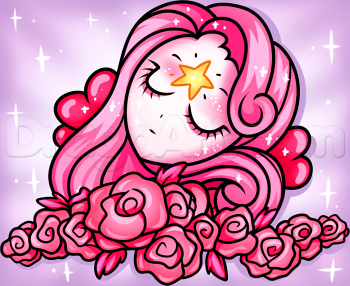 350x286 How To Draw A Flower Girl, Step