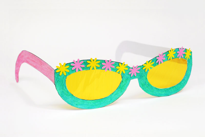 800x533 Paper Eyeglasses Kids' Crafts Fun Craft Ideas