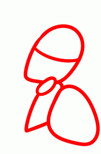 198x302 Drawing Printout How To Draw A Girl With Headphones