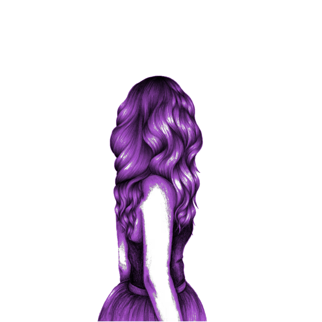 1024x1024 Gir Drawing Long Hair Transparent Png Clipart Free Download