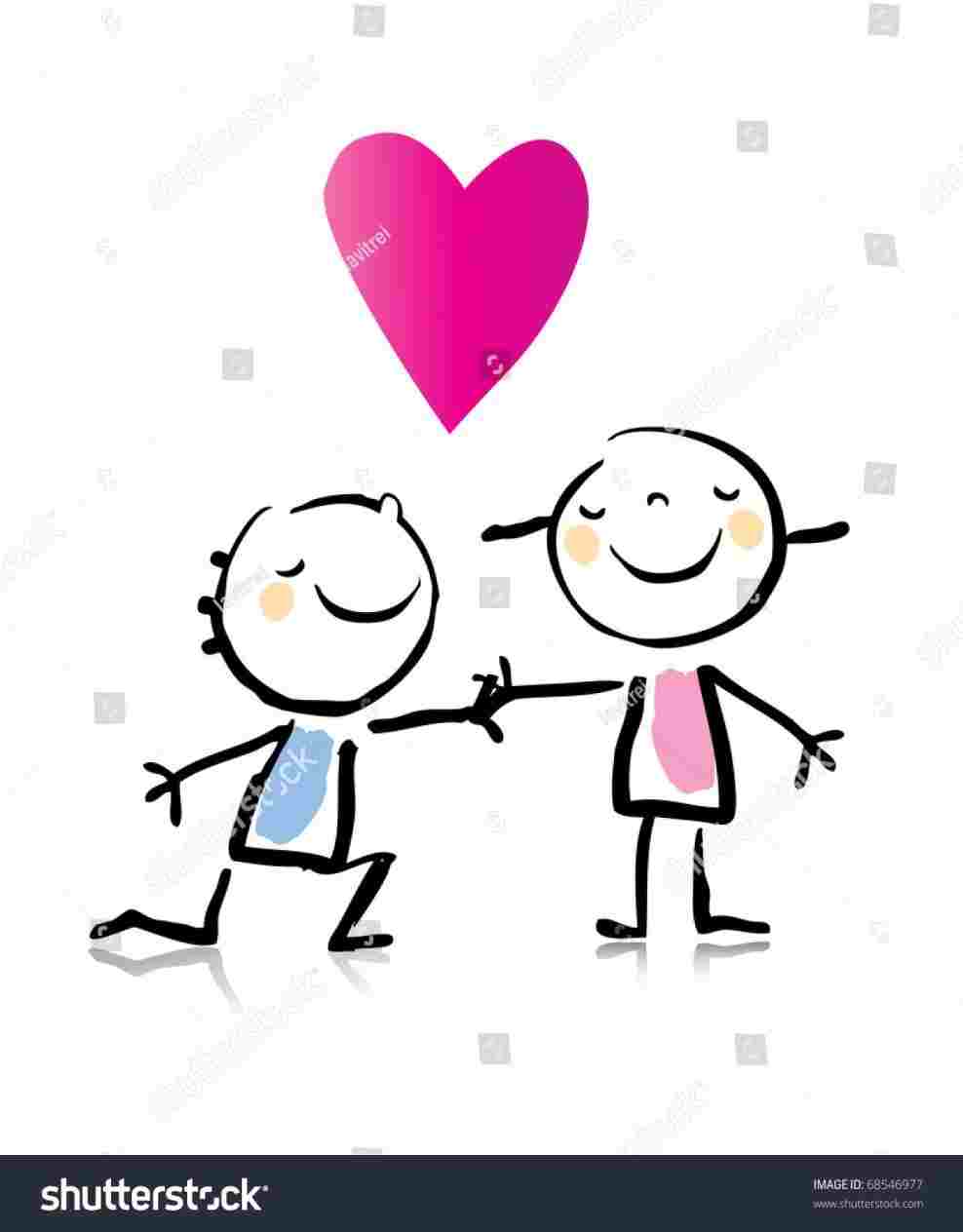 988x1264 Romantic Drawing For Girlfriend