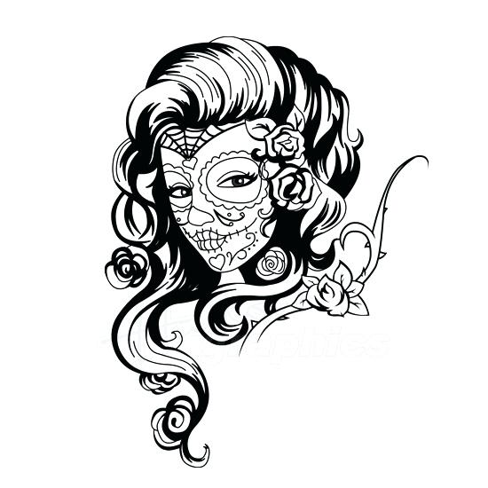 550x550 Sugar Skull Design