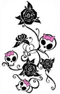 192x300 Best Girly Skulls Tat Images Awesome Tattoos, Skull Tattoos