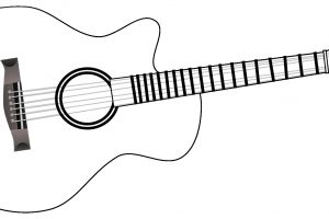 300x200 Gitara Clipart Black And White Clipart Station