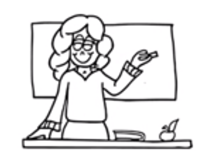 435x337 how to draw school teacher drawing on teacher day teacher drawing