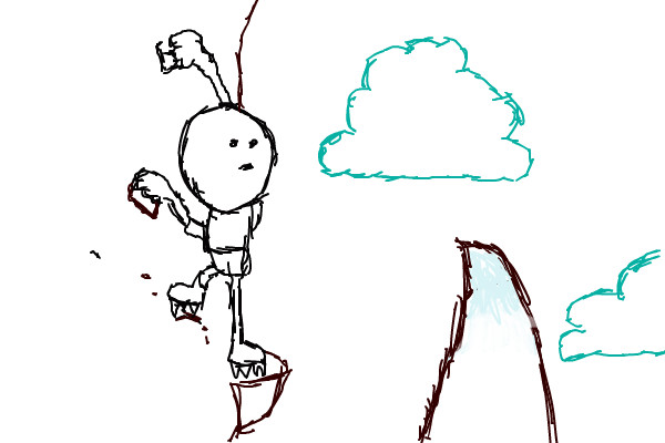 600x400 Never Give Up A Landscape Speedpaint Drawing