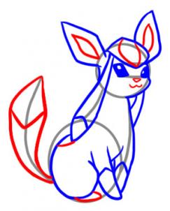 243x302 Drawing Printout How To Draw Glaceon