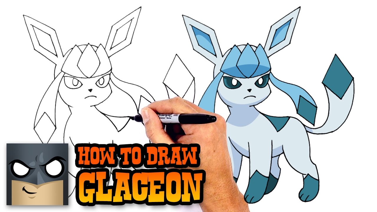 1280x720 How To Draw Glaceon Pokemon
