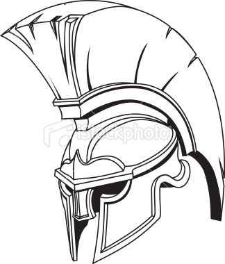 324x380 An Illustration Of Spartan Roman Greek Trojan Or Gladiator Helmet