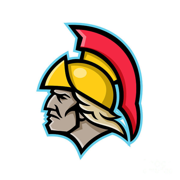 600x600 Gladiator Helmet Art