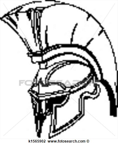 382x470 Roman Gladiator Helmet Clipart
