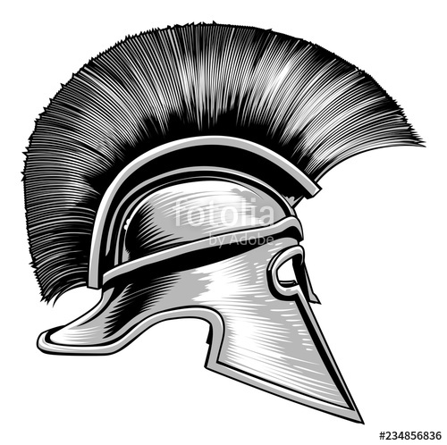 500x498 An Ancient Spartan Greek, Trojan Or Roman Gladiator Warrior Helmet