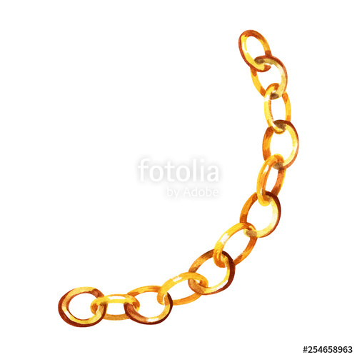 500x500 golden chain belt sketch fashion glamour illustration