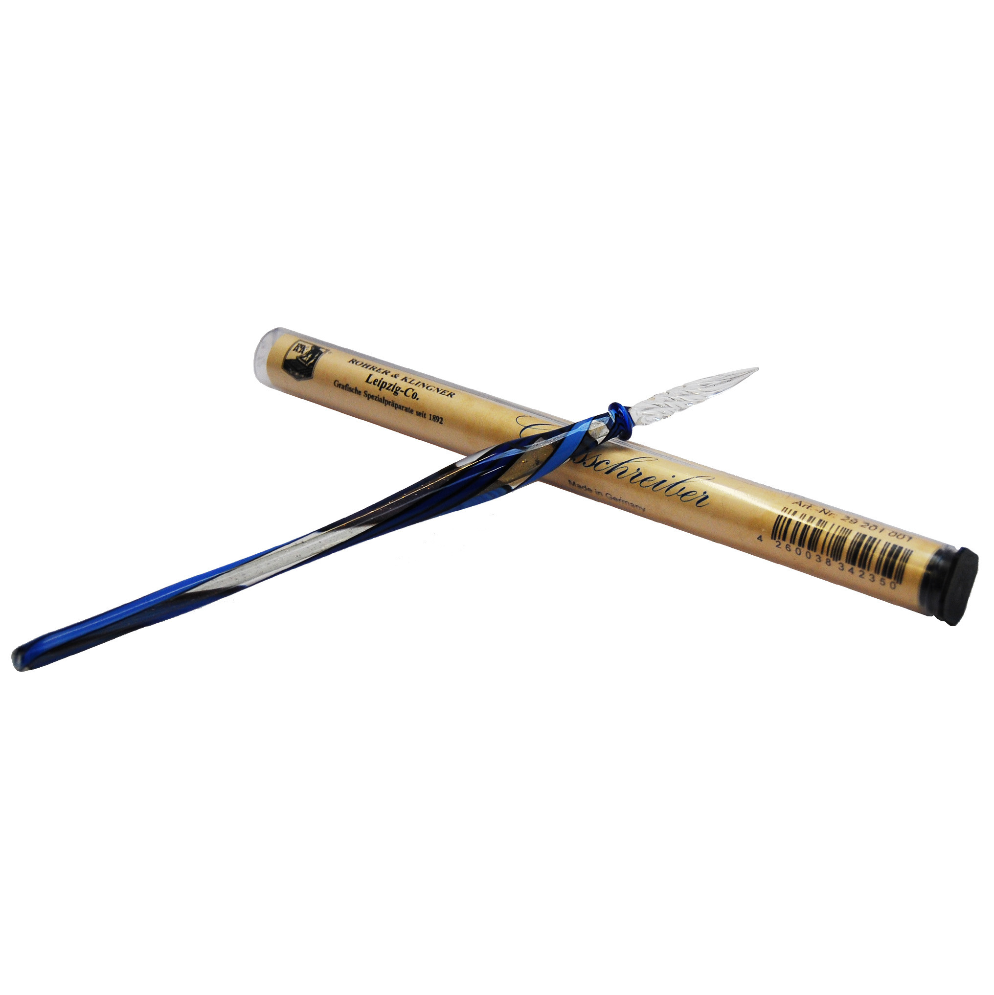 2032x2034 R K Antique Ink Glass Pen Gold