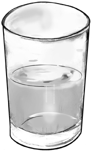 182x300 Photos Drawing Of A Glass Of Water