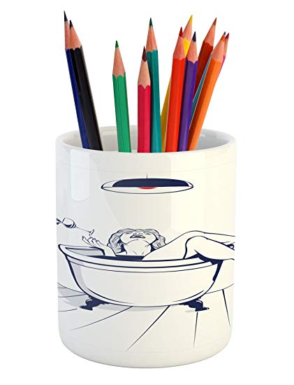 421x550 ambesonne wine pencil pen holder, young beautiful