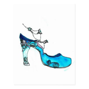 307x307 Glass Slipper Postcards Zazzle
