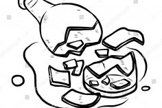 236x157 Broken Glass Window Drawing Easy On Black Paper Pen Face Carmi