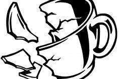 236x157 Broken Glass Pencil Drawing Easy Process Cup Night Of The Carmi