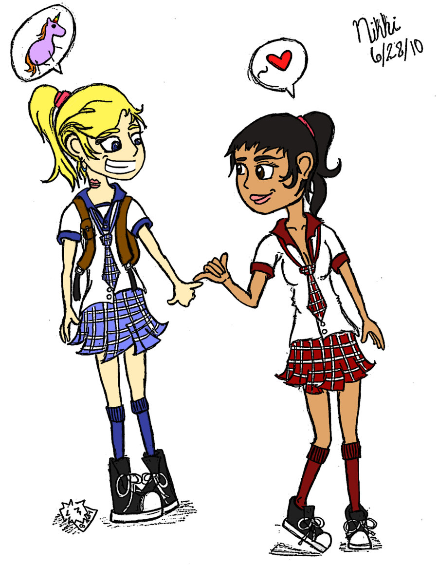 900x1162 Glee Santana And Brittany Fan Art