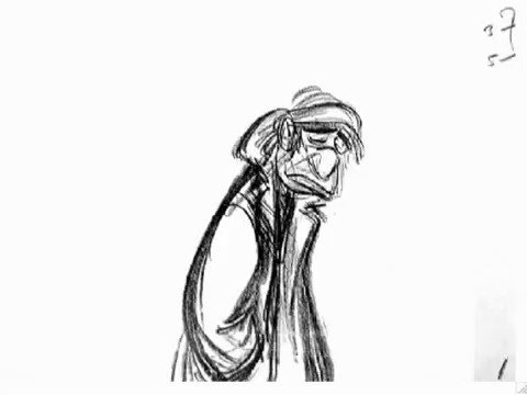 480x360 traditionalanimation on twitter glen keane pencil test